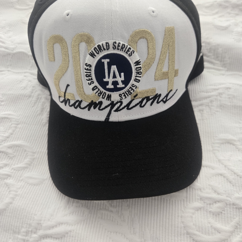 World Series Champions Black and White Cap